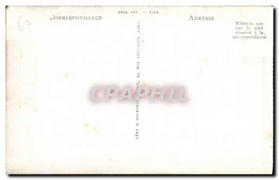Castelo de Chantilly — A Entrada Principal e a Capela — ADIA IMP. NICE — Verso