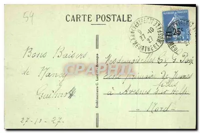 NANCY — Arc de Triomphe — C. Lardier, n°3 — Rewers