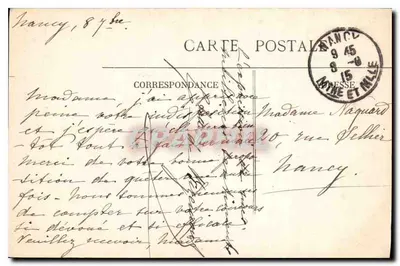 França salva pelo seu coração — R.P. Henri Perroy: Uma lição de Confiança — Desenho de Mme Jane Parraud — Lyon, Actualités 40 — Verso