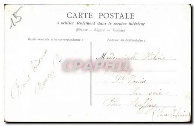 Miłośnica rybactwa — Nieszczęśliwy chłopiec widział swoje serce przebite tym samym haczykiem — Wydawca P. & C. Paris, nr 15 — Rewers