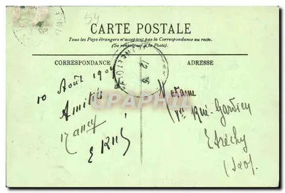 Nancy — O Hotel de Ville — LL. — n°15 — Verso