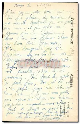 Bourges — Widok panoramiczny z Pałacu Jacques-Cœur — ND — Rewers