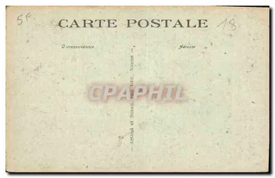Porta de honra do Palácio Jacques-Cœur — Bourges — Editor: Arnaud e Nozaïs, Nantes — N° 15 — Verso