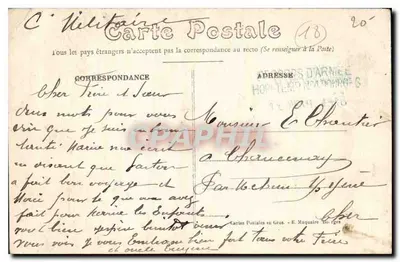 Bourges — Wieża Małego Liceum (dawniej Urząd Miasta) — wydawca Cartes Postales en Gros, nr 365 — Rewers