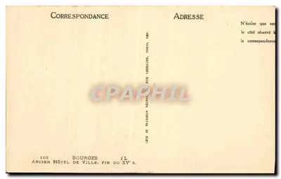 Stary Urząd Miasta — Bourges — koniec XV wieku — Rewers