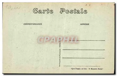 Bourges — Katedra — Pięć Portalów — E.M. B. nr 220 — Rewers