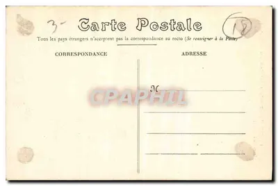 Bourges — Platforma wieży katedry — Dach schodów — Wydawca E.M.B. — Rewers