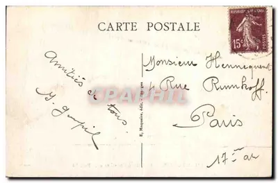 Bourges — Katedra — Pięć portalów — E. Maquaire, wyd. — n° 220 — Rewers