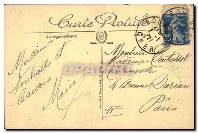Bourges — Absydę Katedry — LL. nr 12 — Rewers
