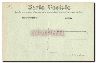Bourges — Pałac Jacques-Cœur — Widok z Place Berry — Rewers