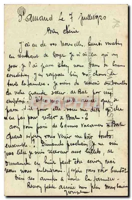 Cour d'Honneur do Castelo de Meillant — perto de St-Amand Montrond (Cher) — editor não identificado, n° 288 — Verso