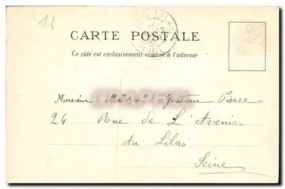 Bourges — Catedral (lado do sul) — Libr. Auxenfan — Verso