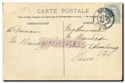Bourges — A Catedral — Alto da Porta Central — LL. — Verso