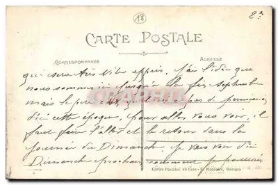 Bourges — Katedra — Tympan portalu — Święty Ursyn — Rewers