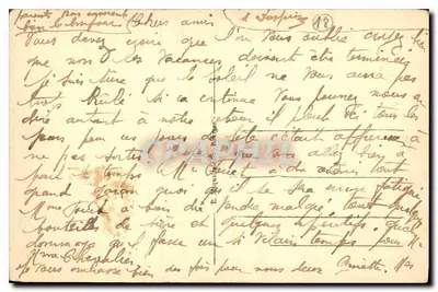 Bourges — Pałac Jacques-Cœur — Widok z Place Berry — E. M. B. n° 303 — Rewers