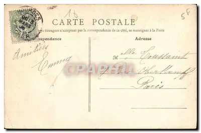 Bourges — Hotel Jacques Cœur — B. R. Paris, nr 2 — Rewers