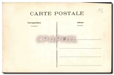 Castelo de Meillant — Interior com móveis antigos e armas heráldicas — Editor não identificado, n° de série 83 — Verso