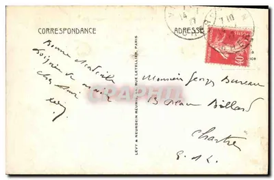 Bourges — Ogólny widok z Pałacu Jacques Cœur — ND — Rewers