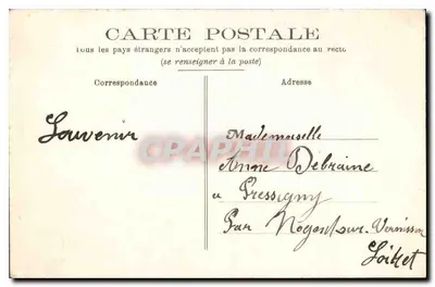 Bourges — Casa das Irmãs da Caridade — Col. C. L. n° 338 — Verso