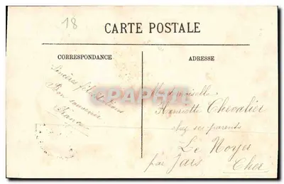 Bourges — Façada Pałacu Jacques-Cœur — LL. — Selecta — Rewers