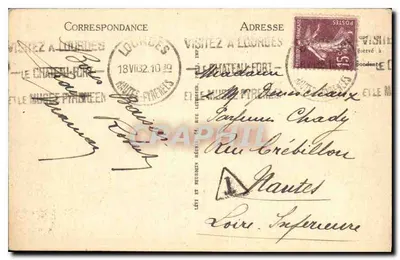 Lourdes — De Basiliek en het Interallie Monument — LL n°209 — Achterkant