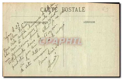 LYON — Katedra św. Jana i Coteau de Fourvière — E. R. — Rewers