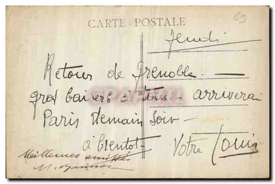 LYON - Plac Cordelier — widok katedry — wydawca Macon — Rewers