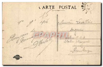 Zamek Bonnaguil — Ogólny widok (strona południowa) — Wydawca Bbit Farraud, nr 61 — Rewers