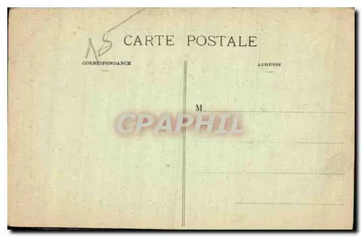 Beeld van Sint Gabriel — Buglose — Marcel Delbouy, fototypie, Bordeaux — Achterkant