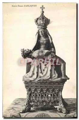 Nossa Senhora de ARLIQUET — estátua coroada — editor não visível