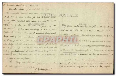 Nossa Senhora de ARLIQUET — estátua coroada — editor não visível — Verso