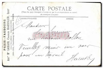 LYON — Kerk van Sint Pothin — Librairie Lébèr, Parijs — Achterkant