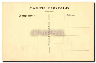 Notre-Dame-du-Port — Nowa figura ołtarza głównego, rzeźbiarza Castex — Cliché H. Lofïèvre Couton — Rewers