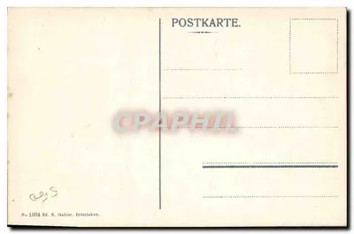 Beatushöhlen nad jeziorem Thunersee — Justuswand — Wyd. R. Gablier, Interlaken, nr 1004 — Rewers