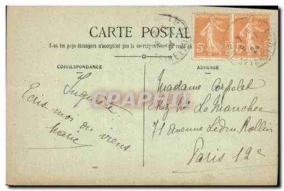 Chemin de France — Jak przechodzili przez wiejski dom — Kolekcja Artystyczna, Bayard, Paryż — Rewers