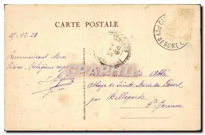 Monseigneur Marion Brézilhac — Fundador das Missões Africanas de Lyon (1813-1859) — Héliogravure — Verso