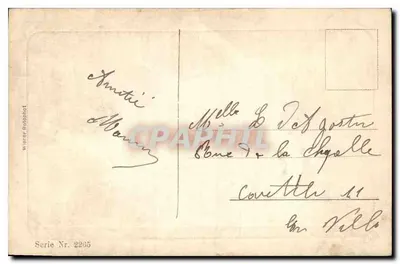 Wiosenny wieczór — A. D. Goltz — wydawnictwo Wiener Postphot — Rewers