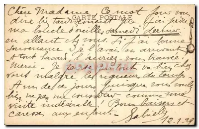 Sainte Famille — œuvre de Raphaël — édition non identifiée — Verso