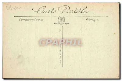 Bourges — Pałac Jacques-Cœur — Szczegółowy widok fasady — LL — Rewers