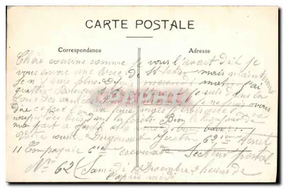 Sanceville i most wiatrakowy w Saint-Saîn — Stara pocztówka n°314 — Rewers