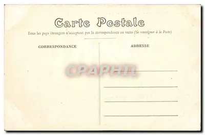 Bourges — Katedra, widok z Ogródka Arcybiskupiego — n° 5003 — Rewers