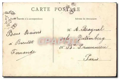 Bourges — Hotel Jacques-Cœur (Palácio de Justiça) — Lareira — Verso