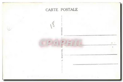 Bourges — Pałac Jacques-Cœur, widok z placu Berry — R. M. n° 303 — Rewers
