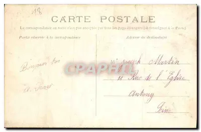 Charenton-du-Cher — De Muren — Uitgave Chaumas-Glin — Friseur — Achterkant