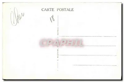 Bourges — Fachada da Catedral, vista do Hotel das Postas — E.M. n°207 — Verso