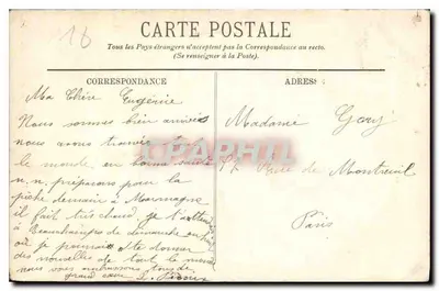 Bourges — Zbiór centralnego portalu katedry — Wydawca L.L. nr 54 — Rewers