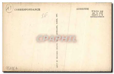 Aix-en-Provence — Drzwi Hôtel Ailhaut, okres Ludwika XV, Rue Mignet, 6 — Wydawca Tavelle — Rewers
