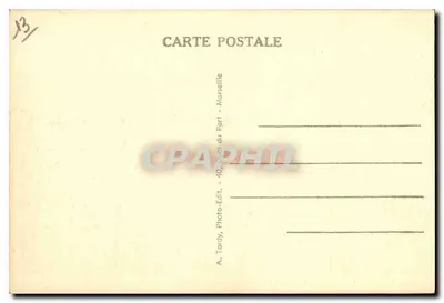 Marselha — O Castelo de If — Foto Tardy, n°29 — Verso
