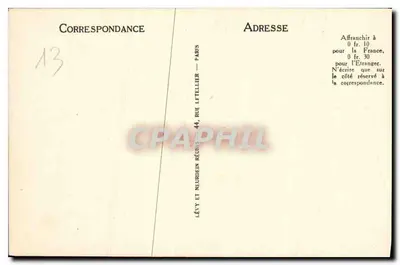 Marseille - Zamek If (strona północna) - Selecta 1776 — Rewers