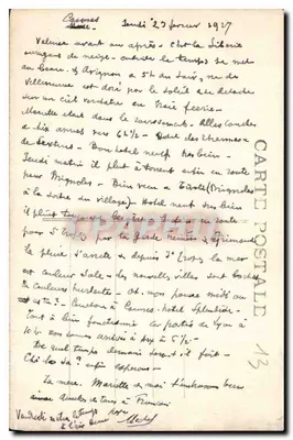 Aix-en-Provence — Hotel d'Espagnet (século XVII) — Cours Mirabeau — Verso